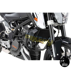 KTM 듀크 200 엔진 프로텍션 바- 햅코앤베커 오토바이 보호가드 엔진가드 5017504 00 01